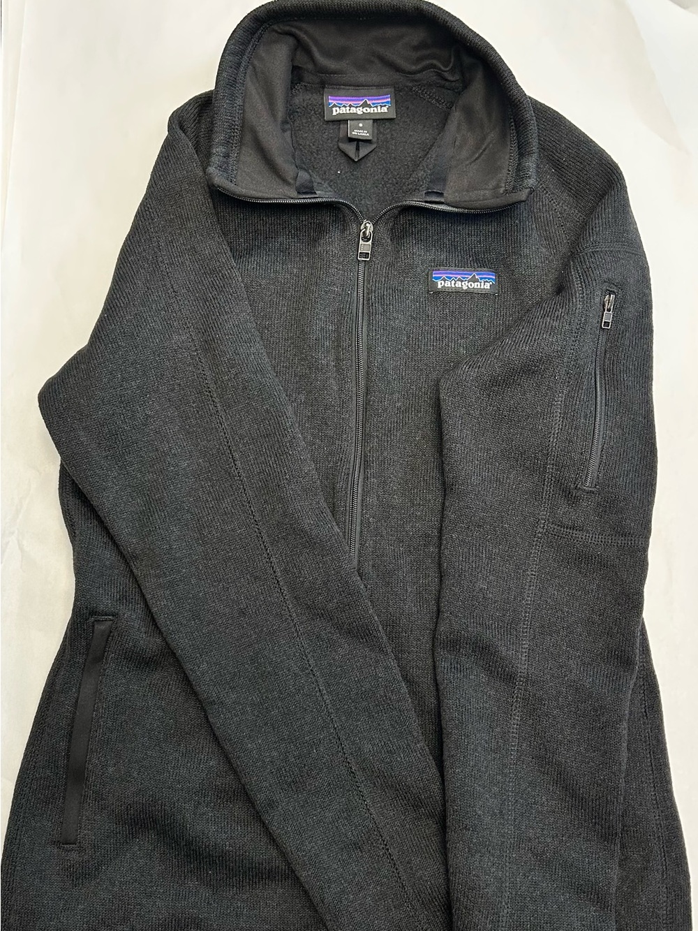Patagonia Black Full-Zip Knit Jacket women’s